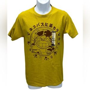Hot Topic Studio Ghibli My Neighbor Totoro Bioworld Cat Bus Trail T-Shirt- Small